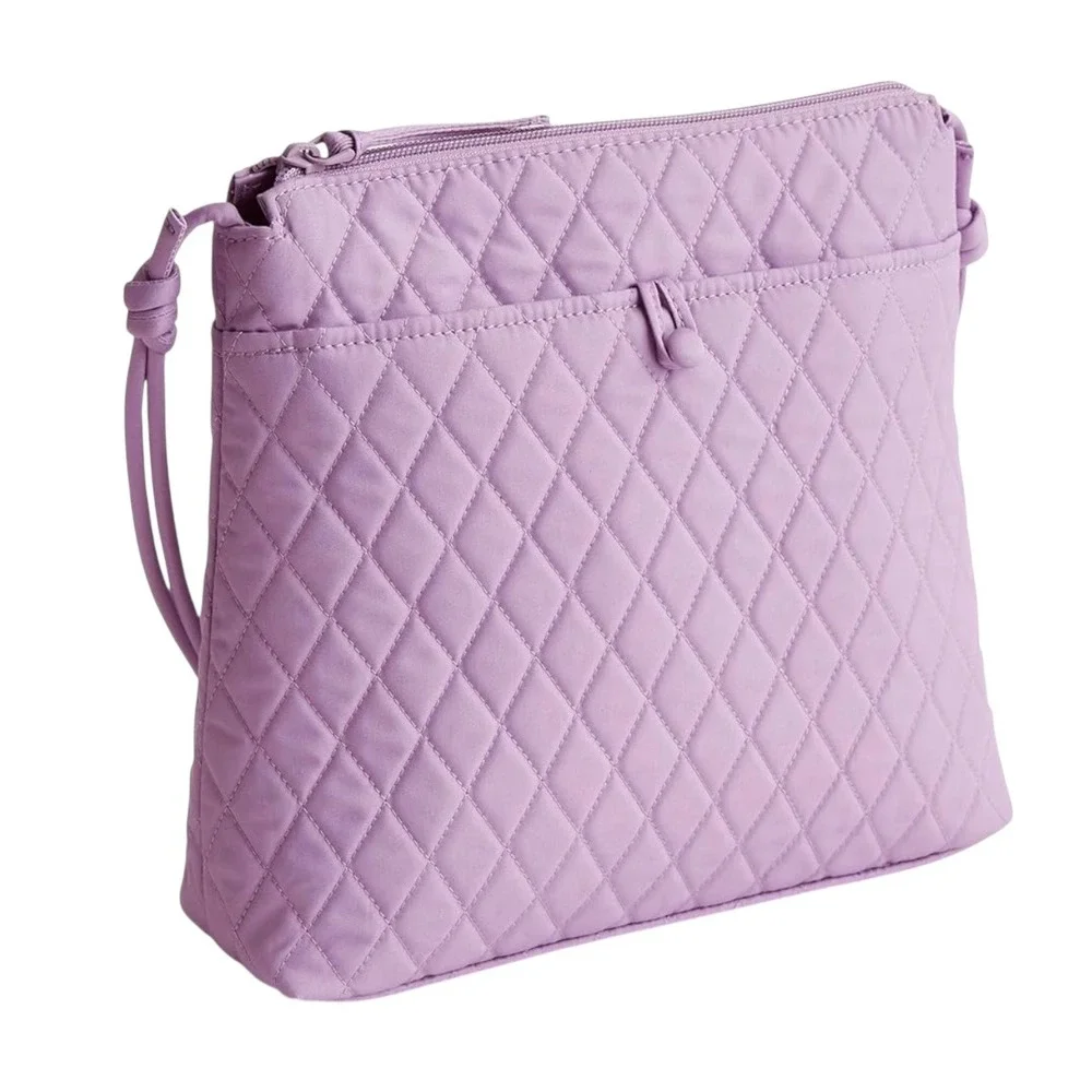 NEW Vera Bradley Original Hipster‎ Crossbody Bag Purple Rhapsody Quilted Purse